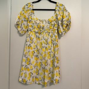 NWT. Dress with lemons on it.